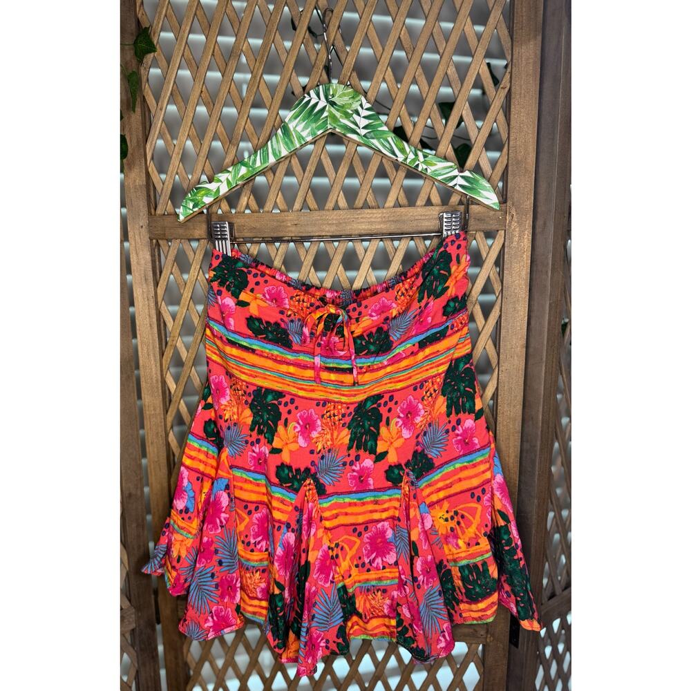 Chelsea and Violet Girls Tropical Skort sz M